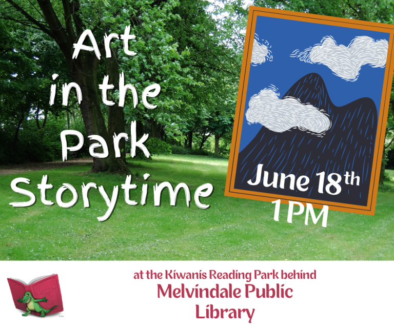 Art in the Park Storytimes. Join us for a special series of storytimes to celebrate the DIA InsideOut Program. Stop by the DIA art pieces for stories, songs, and bubbles! June 18 at 1 PM at the Kiwanis Reading Park